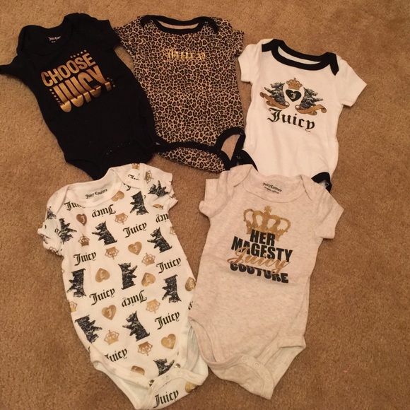 juicy couture baby onesie