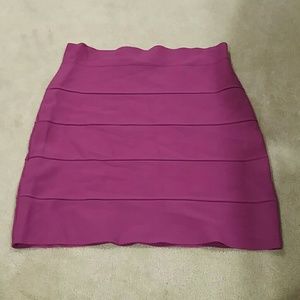 BCBGMAXAZRIA Simone magenta skirt