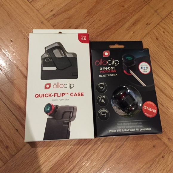 Olloclip and quick-flip case