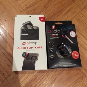 Olloclip and quick-flip case