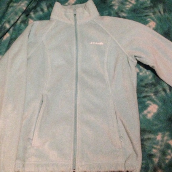 New, light blue Columbia zip up - Picture 1 of 2