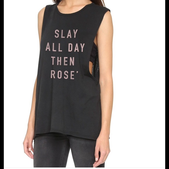 1 left!!!! Slay All Day then Rose muscle tank! - Picture 2 of 2
