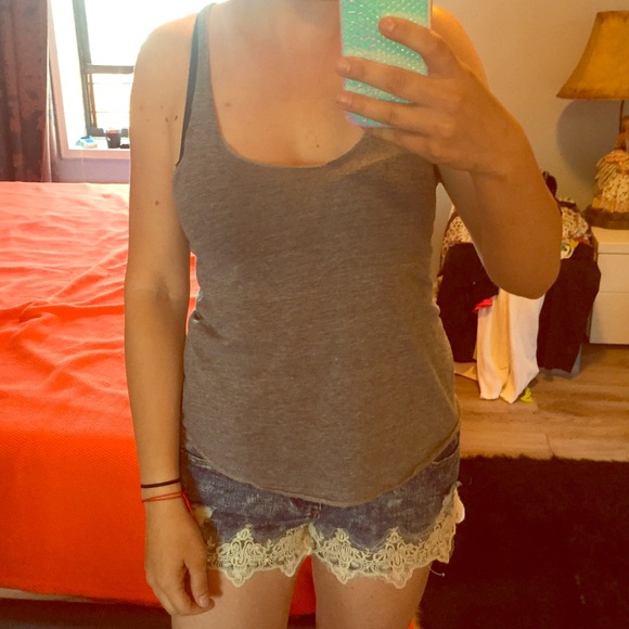 American Apparel grey tank Sz Small