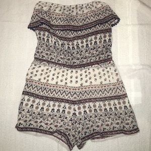 Cute patterned romper