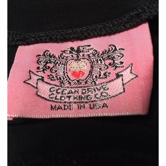 Ocean Drive Clothing Co. Tapered Knee-length Black Skirt - Picture 4 of 4