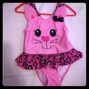 🎉Host Pick! 🎉 Pink Leopard Print Swimsuit