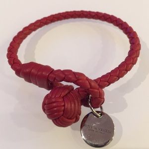 Bottega Veneta Bracelet in Maroon