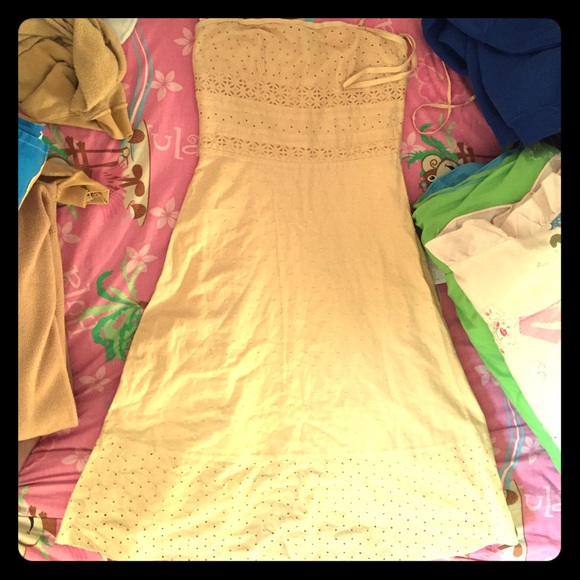 American Eagle Creamcolored Sundress