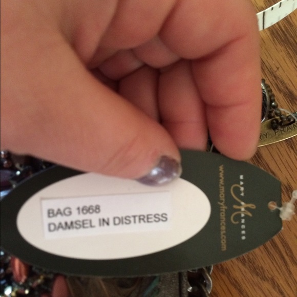 Mary Frances Damsel In Distress Beaded Purse - Picture 4 of 5