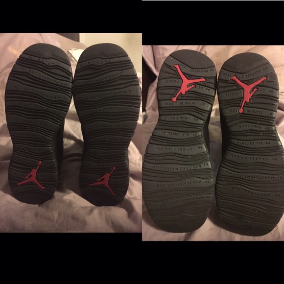 💥SOLD💥Jordan Retro 10 Black Dark Shadow *2008* - Picture 2 of 4