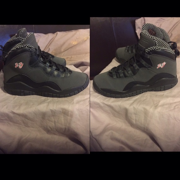 💥SOLD💥Jordan Retro 10 Black Dark Shadow *2008* - Picture 3 of 4