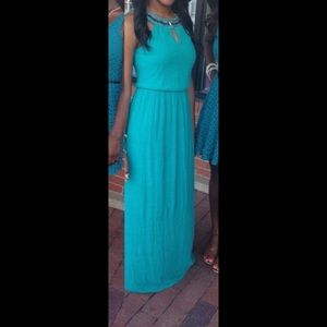 Turquoise dress