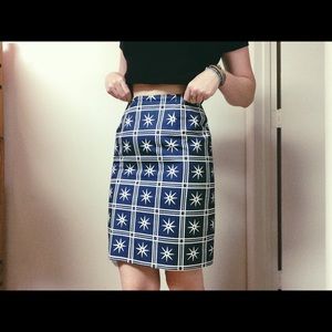 Cool pencil skirt!