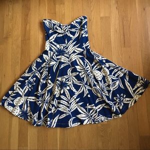 Betsey Johnson Tropical Strapless Dress