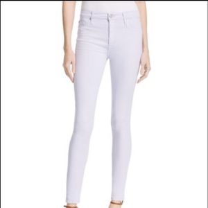 Hudson high waist white jeans, perfect condition!