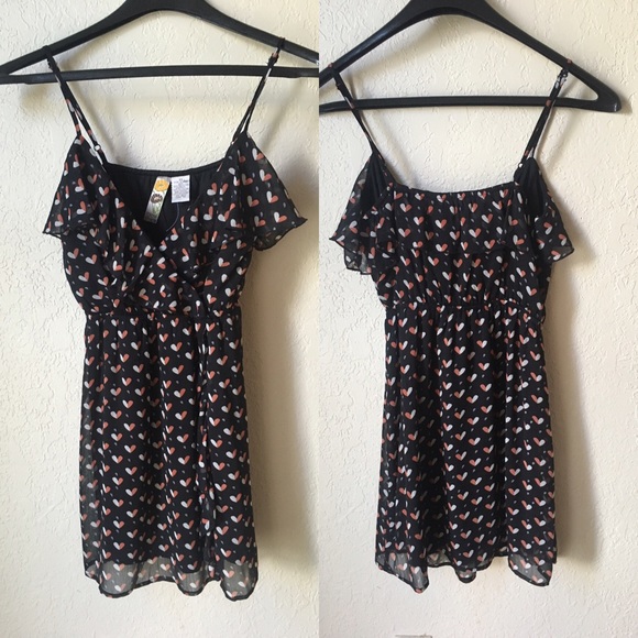 Mimi Chica Ruffled Floral Mini Sundress , XS