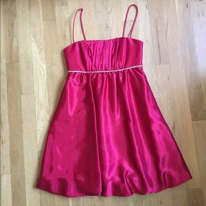 Red Spaghetti Strap Dress