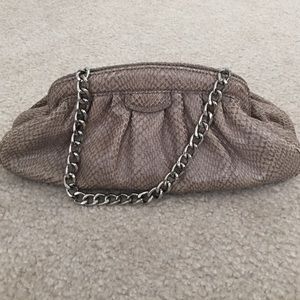 SOLD: Banana Republic Faux Snakeskin Clutch