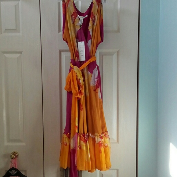 Diane von Furstenberg Silk Wrap Dress - 4, NWT