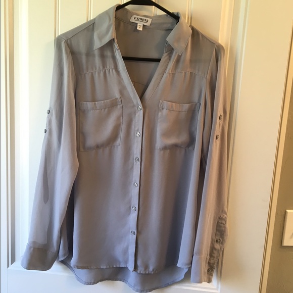 Express Portofino Shirt - light gray