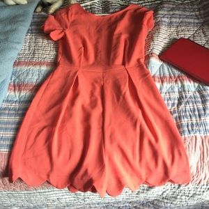Peach romper