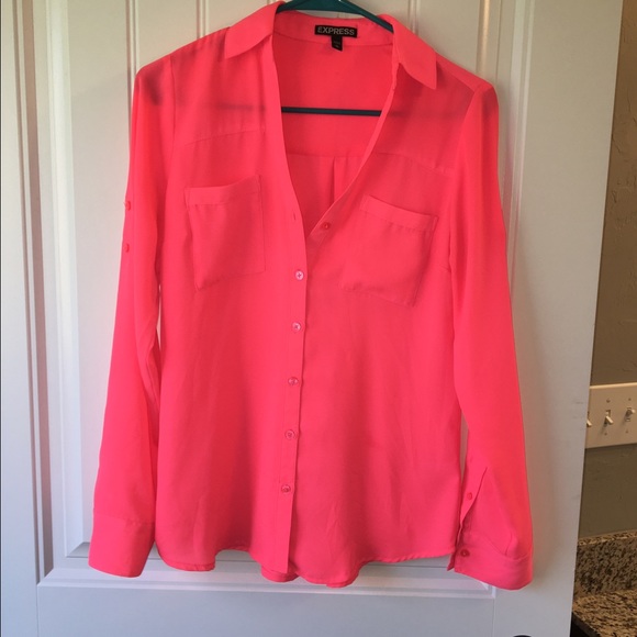 Express Portofino Shirt - Neon Pink