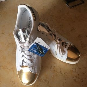 Adidas Stan Smith w/ metallic trim- Men's 11.5