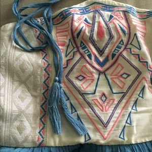 Boutique, embroidered tribal dress
