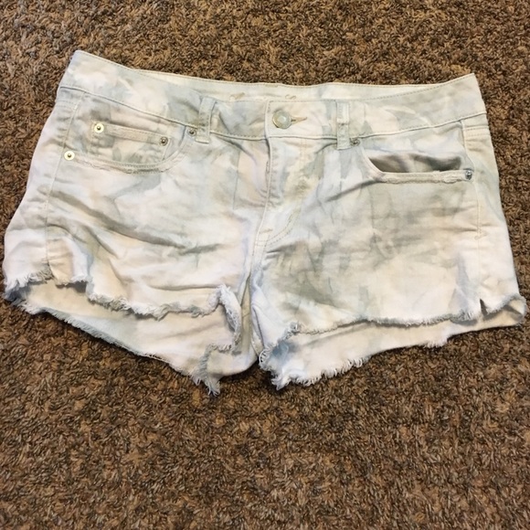 American eagle tie-dyed shorts