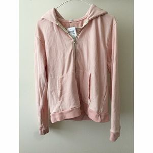 Pink zip up hoodie