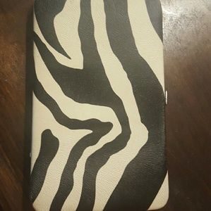 Leather type Zebra wallet