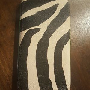 Leather type Zebra wallet