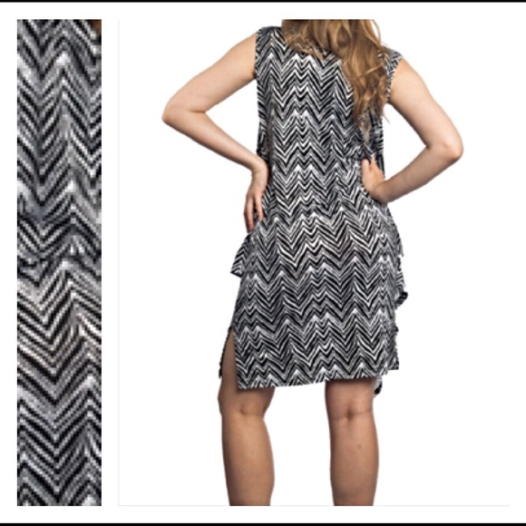 Flowy Stretchy Soft Ruffle Slip Dress SM - Picture 2 of 5