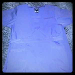 EUC Dickies Black Label Lavender Blue Scrub Set