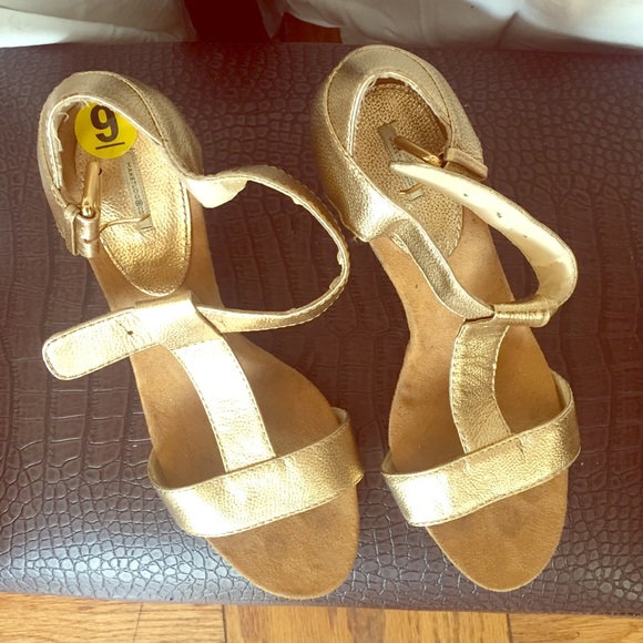 Gold heels