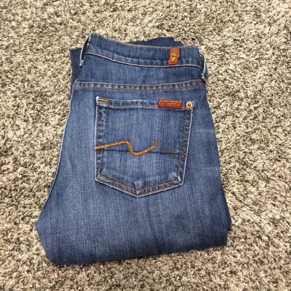 GUC 7 for all mankind bootcut in NY Dark size 26 - Picture 1 of 4