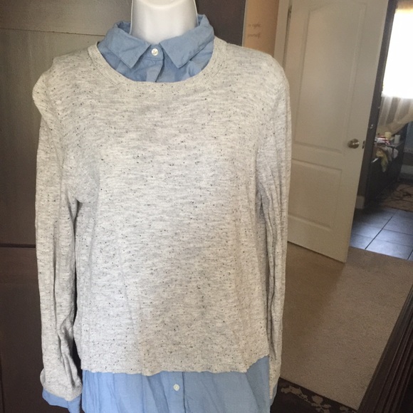 Two and one dress shirt. Ann taylor.