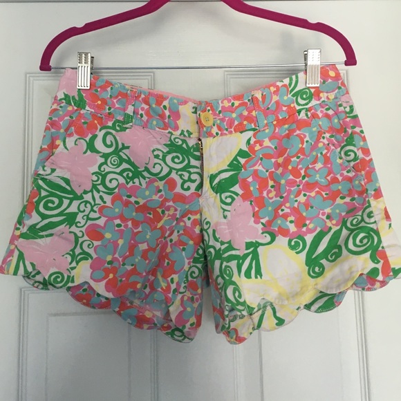 Lilly Pulitzer buttercup shorts 00 0 2 xs - Picture 1 of 4
