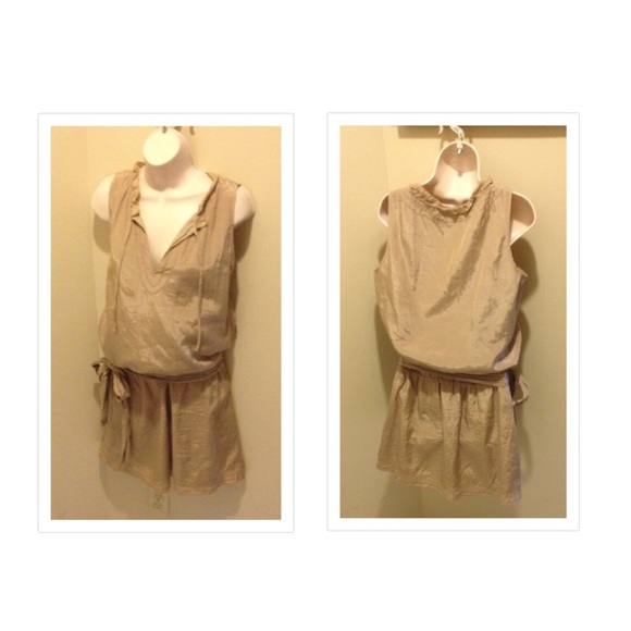 Gap tan / gold dress