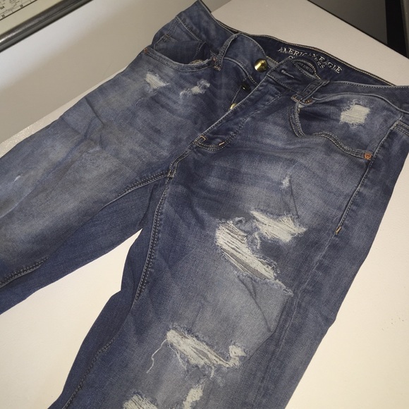 American eagle boyfriend capris