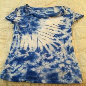 Calvin Klein Size M Blue/White Shirt