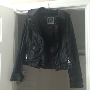 Faux leather jacket
