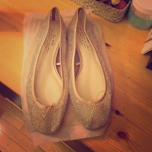 Zara sparkle flats