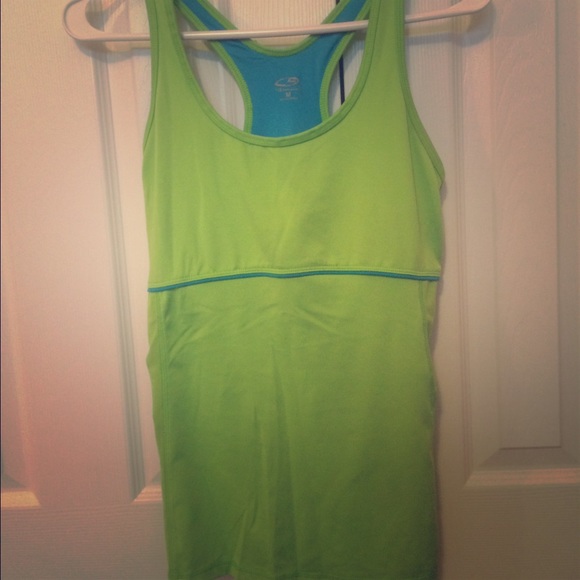 Champion lime green tank