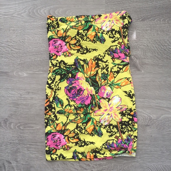 Bodycon print mini, S