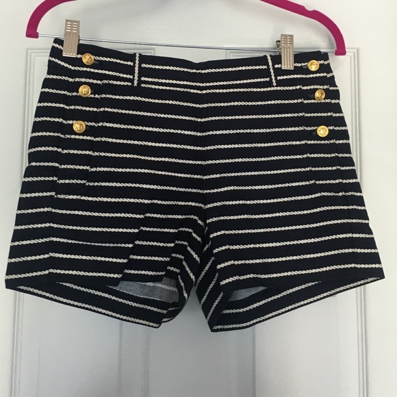 J. Crew Pants - J crew nautical striped shorts 00 0 xxs xs