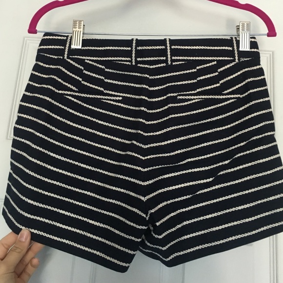 J crew nautical striped shorts 00 0 xxs xs - Picture 2 of 4