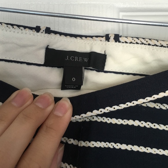 J crew nautical striped shorts 00 0 xxs xs - Picture 3 of 4