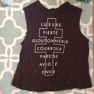 UO "seven sins" t-shirt