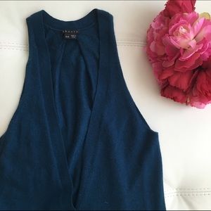 Theory blue vest